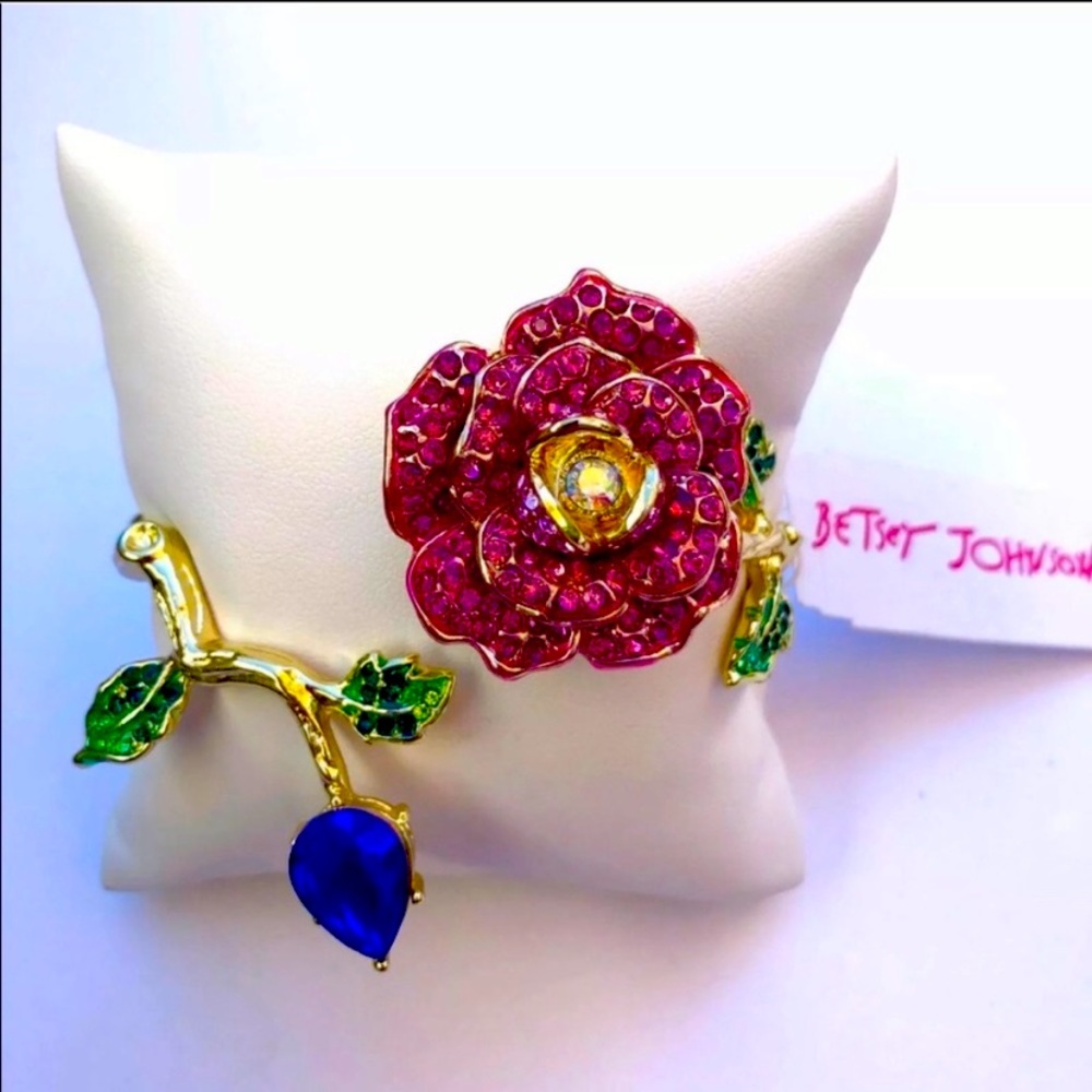 Betsey Johnson Rose cuff